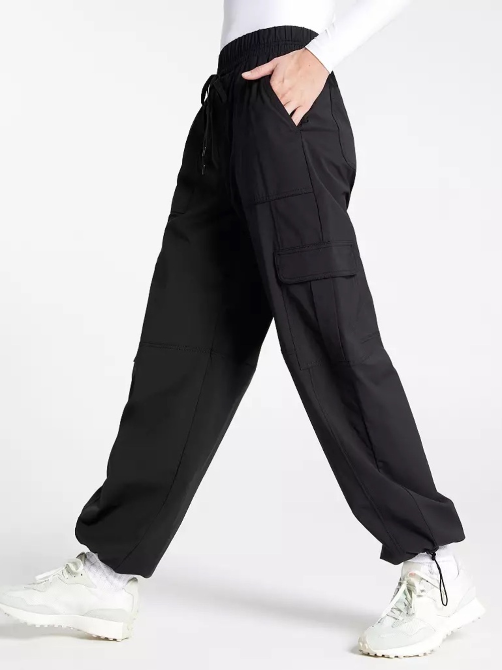 CALIA Women's Effortless Nyluxe Cinch Cargo Pant